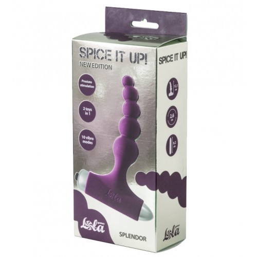 Анальная пробка Spice It Up New Edition Splendor фиолетовая 