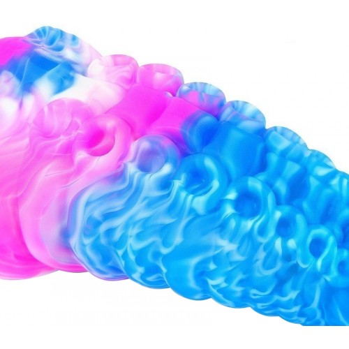 Разноцветный фаллос в виде щупальца Magic Hero 21 см