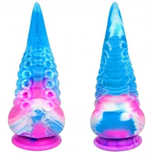 Разноцветный фаллос в виде щупальца Magic Hero 21 см