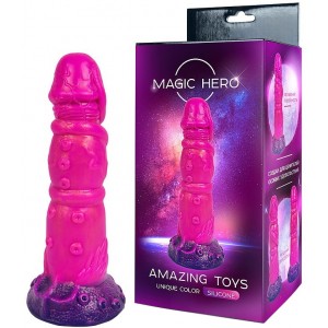 Розовый пенис пришельца Magic Hero 20 см