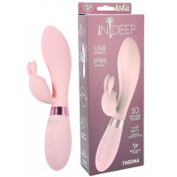 Перезаряжаемый вибратор Ideep PRO Theona розовый 