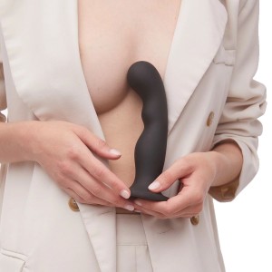 Фаллоимитатор Strap-On-Me Dildo Plug P&G черный M 17 см (иной угол)