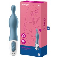 Универсальный вибратор с точечным стимулятором Satisfyer A-Mazing 1 голубой