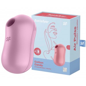 Вакуумно-волновой стимулятор клитора с вибрацией Satisfyer Cotton Candy