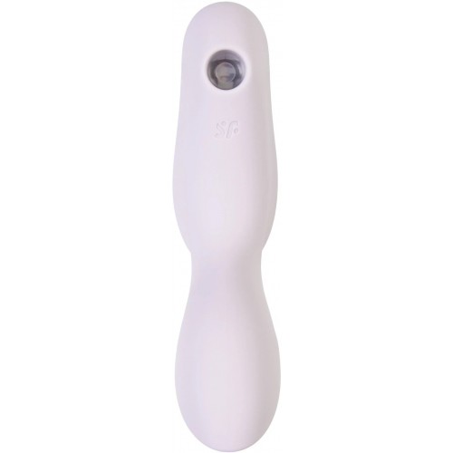 Вакуумный вибростимулятор для клитора и точки G Satisfyer Curvy Trinity 2 сиреневый