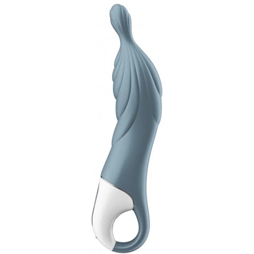 Универсальный вибратор с точечным стимулятором Satisfyer A-Mazing 2 серый