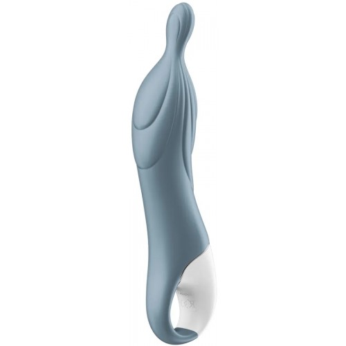 Универсальный вибратор с точечным стимулятором Satisfyer A-Mazing 2 серый