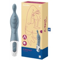 Универсальный вибратор с точечным стимулятором Satisfyer A-Mazing 2 серый