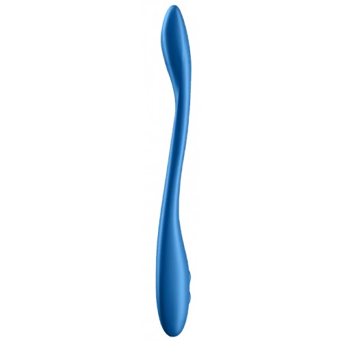 Многофункциональный вибратор для пар с гибкой основой Satisfyer Elastic Game голубой