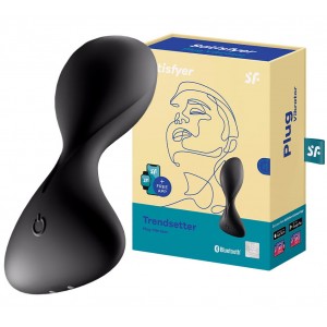 Анальный смарт-стимулятор с вибрацией Satisfyer Trendsetter черный