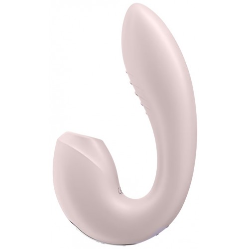 Смарт-вибратор с вакуумно-волновым стимулятором клитора Satisfyer Sunray бежевый