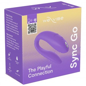 Смарт-вибратор для пар We-Vibe Sync Go фиолетовый (иной угол)