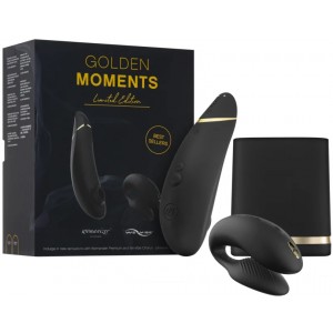 Набор стимуляторов для пар Golden Moments 2 Womanizer Premium 2 + We-Vibe Chorus