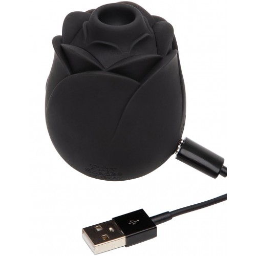 Вакуумно-волновой бесконтактный стимулятор Fifty Shades of Grey Black Rose