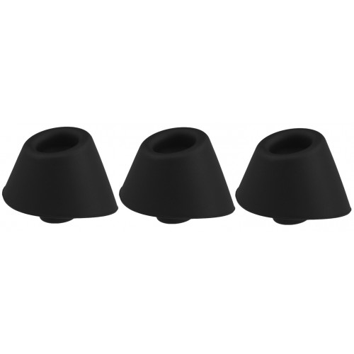 Набор силиконовых насадок Womanizer Duo Black 3 шт