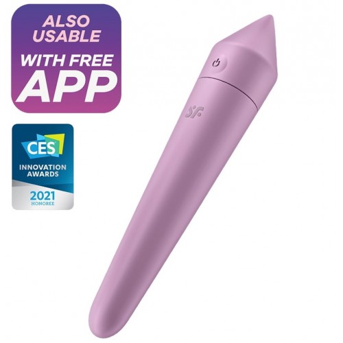 Универсальный смарт-стимулятор Satisfyer Ultra Power Bullet 8 лиловый ДЕФОРМИРОВАННАЯ УПАКОВКА