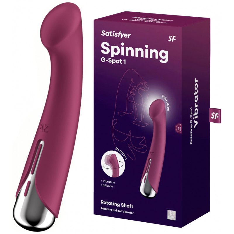 Вибратор для точки G с ротацией Satisfyer Spinning G-Spot 1 Red