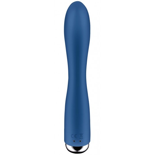 Вибратор для точки G с клиторальным стимулятором и ротацией Satisfyer Spinning Rabbit 1 Red