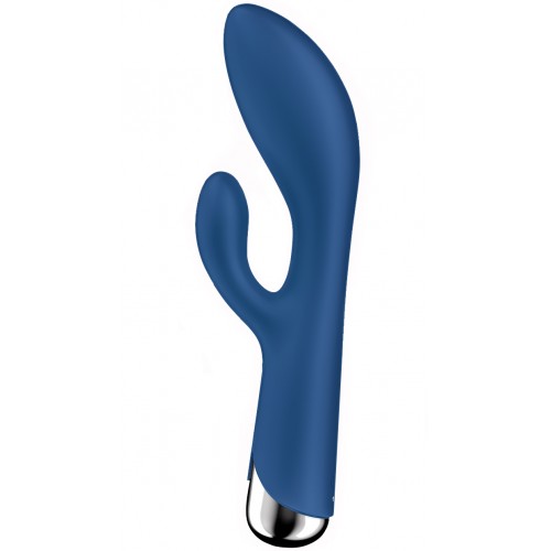Вибратор для точки G с клиторальным стимулятором и ротацией Satisfyer Spinning Rabbit 1 Red
