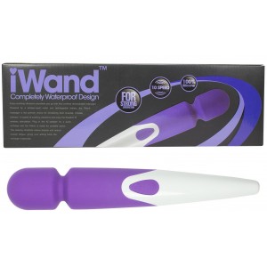 Водонепроницаемый перезаряжаемый массажер Iwand Purple