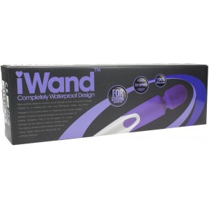 Водонепроницаемый перезаряжаемый массажер Iwand Purple (иной угол)