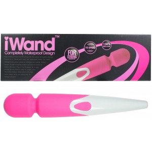 Водонепроницаемый перезаряжаемый массажер Iwand Pink