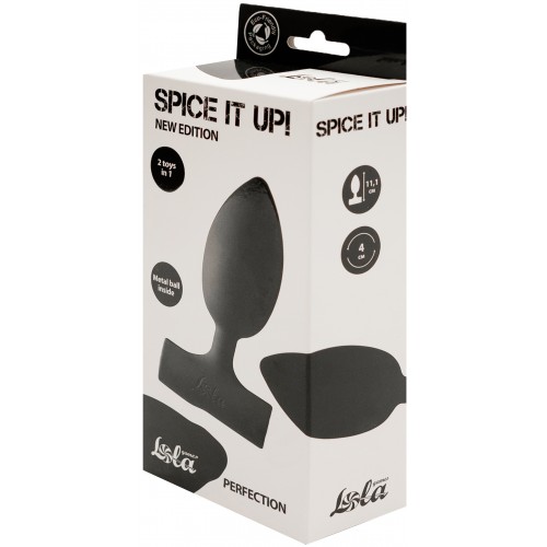 Анальная пробка Spice It Up New Edition с отверстием для вибропули