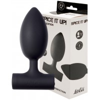 Анальная пробка Spice It Up New Edition с отверстием для вибропули