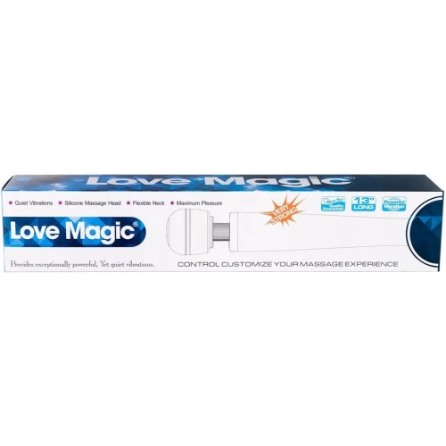 Мощный вибромассажер Love Magic Black