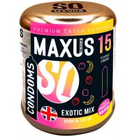 Презервативы Maxus №15 Exotic mix в металлическом кейсе