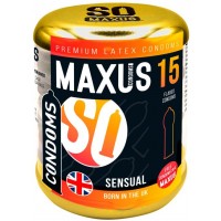 Презервативы Maxus №15 Sensual в металлическом кейсе