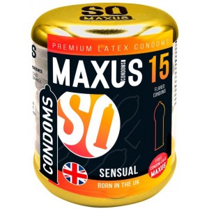 Презервативы Maxus №15 Sensual в металлическом кейсе
