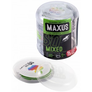 Презервативы Maxus №15 Mixed в пластиковом кейсе