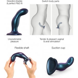 Фаллоимитатор Strap-On-Me Dildo Plug Snaky 16,5 см (иной угол)