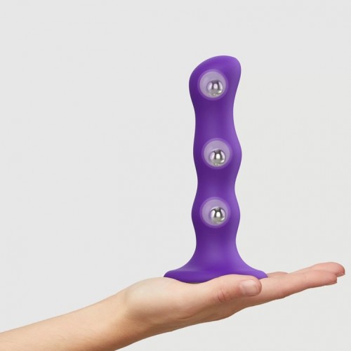 Фаллоимитатор Strap-On-Me Dildo Geisha Ball фиолетовый M 16,5 см