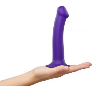 Фаллоимитатор Strap-On-Me Dildo Dual Density Semi-Realistic фиолетовый M 18 см
