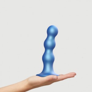 Фаллоимитатор Strap-On-Me Dildo Plug Balls синий L 16,5 см