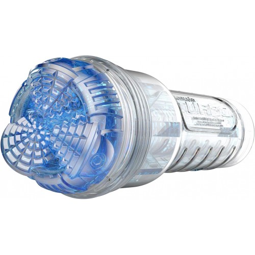 Прозрачный мастурбатор Голубой Лед Fleshlight Turbo Core