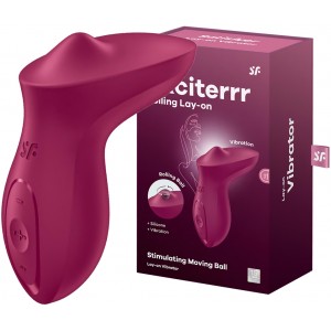 Клиторальный вибростимулятор Satisfyer Exciterrr бордовый