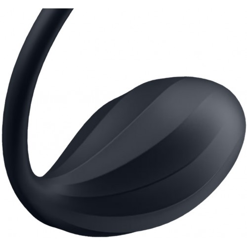 МЯГКАЯ ВАКУУМНАЯ УПАКОВКА смарт-вибростимулятор с ПУЛЬТОМ Satisfyer Ribbed Petal черный
