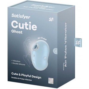 Вакуумно-волновой стимулятор с вибрацией Satisfyer Cutie Ghost (иной угол)