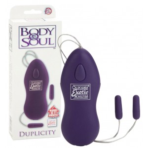 Вибромассажер-яичко Body And Soul Duplicity