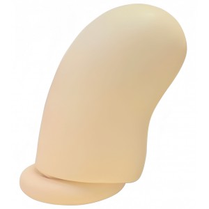 Удлиняющая насадка из латекса Pro-​Tip Extender телесная (иной угол)