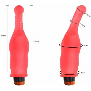 Вибро-массажер простаты для мужчин "Биоклон" 19,5 см (иной угол)