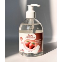 Увлажняющий лубрикант Lola games Love Protection Strawberry 300 гр