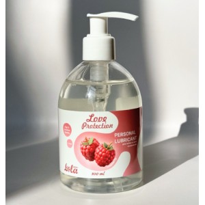 Увлажняющий лубрикант Lola games Love Protection Raspberry 300 гр