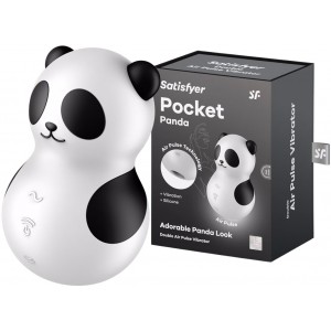 Вакуумно-волновой стимулятор клитора с вибрацией Satisfyer Pocket Panda