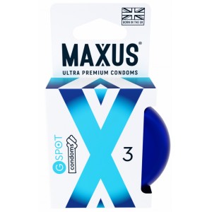 Презервативы гладкие двойная спираль Maxus G Spot X-Edition №3 (иной угол)