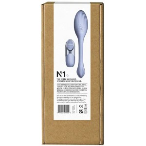 Смарт-вибратор и массажер Кегеля Niya-Niya 1 светло-голубой (иной угол)