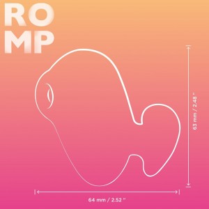 Бесконтактный мини-стимулятор клитора Romp Kiss (иной угол)